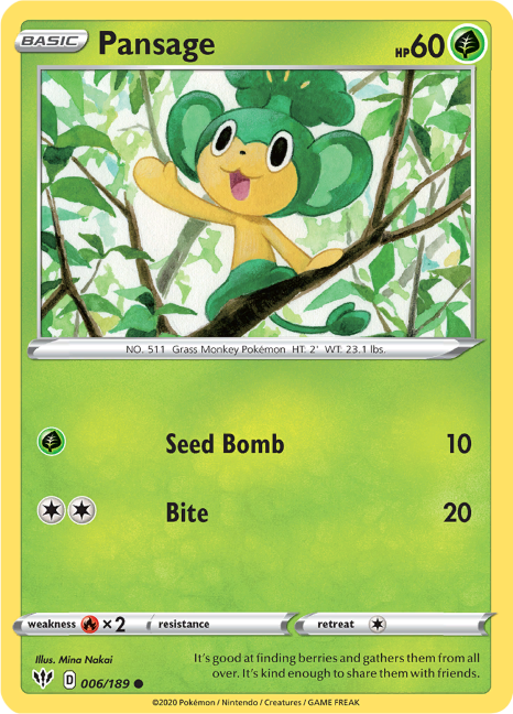 Pansage 006 - Booster Games