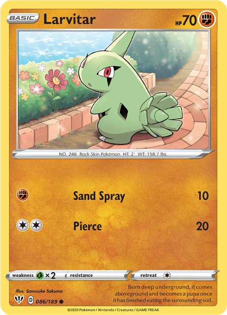 Larvitar 086 - Booster Games